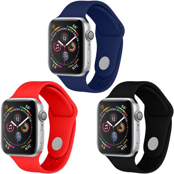 imoshion Silikonband Multipack Apple Watch 1-7 / SE - 38/40/41 mm