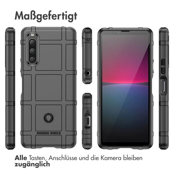 imoshion Rugged Shield Backcover für das Sony Xperia 10 V - Schwarz