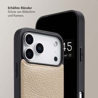 Selencia Nova HandyHülle mit Kordel und Kartenhalter Apple iPhone 17 Pro Max - Beige