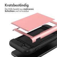 imoshion Backcover mit Kartenfach für das iPhone SE (2022 / 2020) / 8 / 7 - Rose Gold