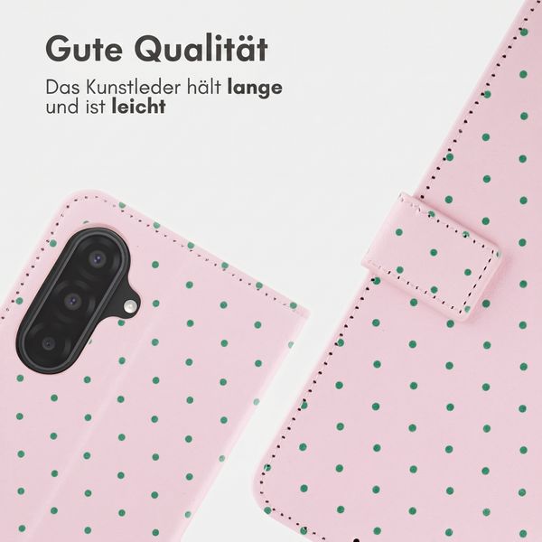 imoshion Design Klapphülle Samsung Galaxy A57 (5G) - Happy Dots