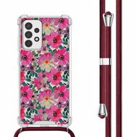 imoshion Design Hülle mit Band Samsung Galaxy A53 - Flower Water