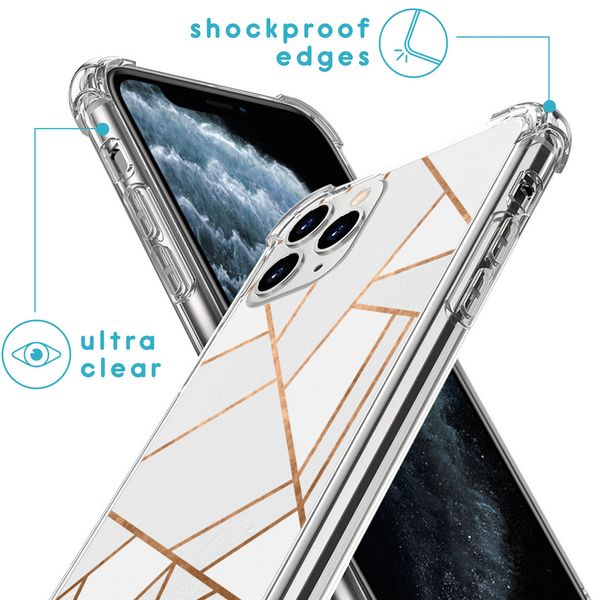 imoshion Design Hülle mit Band für das iPhone 11 Pro - White Graphic