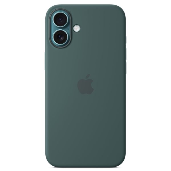 Apple Silikon-Case MagSafe für das iPhone 16 Plus - Lake Green