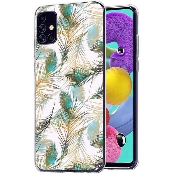 imoshion Design Hülle für das Samsung Galaxy A51 - Pfau / Grün