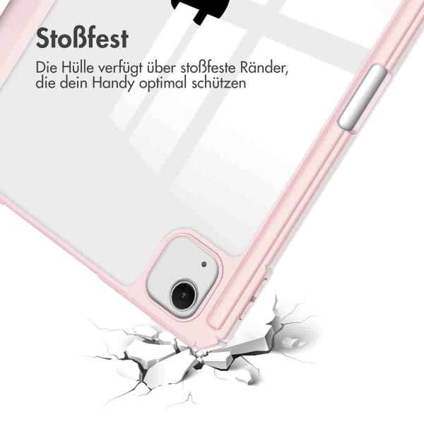 imoshion Trifold Hardcase Klapphülle für das iPad Air 13 Zoll (2024) M2 - Rosa