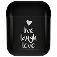imoshion Design Hardcover Case Apple AirPods 1 / 2 - Live Laugh Love