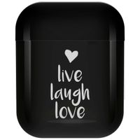 imoshion Design Hardcover Case AirPods 1 / 2 - Live Laugh Love