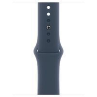 Apple Sport Band für die Apple Watch Series 1 bis 9 / SE (38/40/41 mm) | Series 10 (42 mm) - Größe M/L - Storm Blue