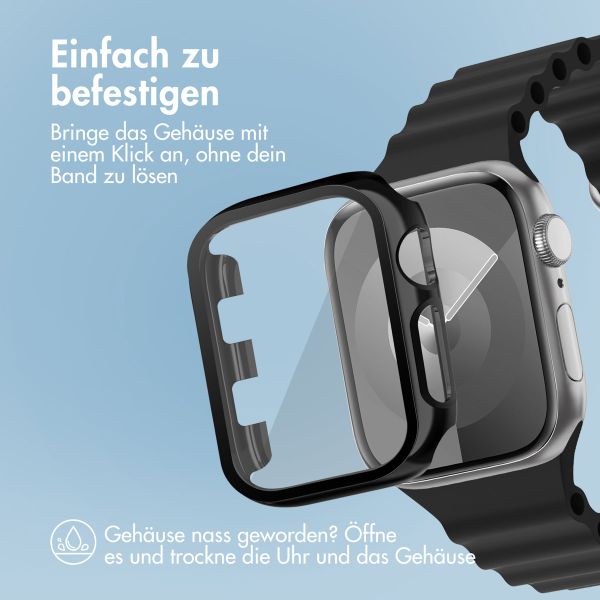 imoshion Full Cover glänzendes Hard Case für die Apple Watch Series 1 / 2 / 3 – 42 mm – Schwarz