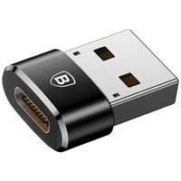 Baseus USB-A (Stecker) auf USB-C-(Buchse)-Adapter - Schwarz