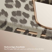 Selencia Sabi Backcover Leopardenmuster mit MagSafe Apple iPhone 17 Pro - Soft Ivory