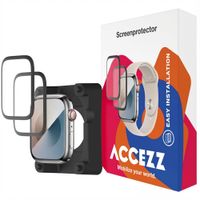Accezz 2x Displayschutzfolie mit Applikator für die Apple Watch Series 10 / 11 - 46 mm