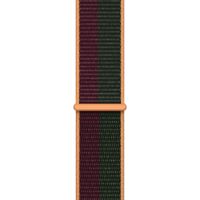 Apple Sport Loop Armband für das  Apple Watch Series 1 t/m 9 / SE (38/40/41 mm) | Series 10 / 11 (42 mm) - Dark Cherry/Forest Green