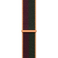 Apple Sport Loop Band für die Apple Watch Series 1 bis 9 / SE (38/40/41 mm) | Series 10 (42 mm) - Dark Cherry/Forest Green