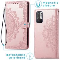 imoshion Mandala Klapphülle Xiaomi Redmi Note 10 (5G) - Roségold