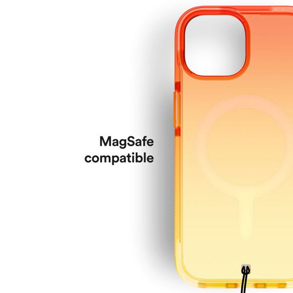 BodyGuardz Ace Pro MagSafe Back Cover für das iPhone 15 - Peach Sorbet Ombre