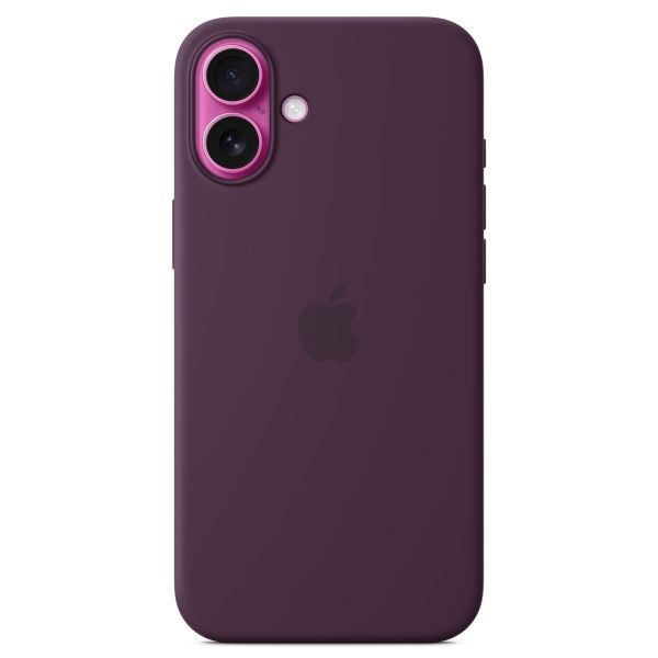 Apple Silikon-Case MagSafe für das Apple iPhone 16 Plus - Plum