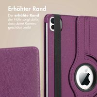imoshion 360° drehbare Klapphülle Apple iPad Air 11 Zoll (2025) M3 / (2024) M2 / Air 5 (2022) / Air 4 (2020) / Pro 11 (2018/2020) - Violett