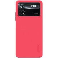 Nillkin Super Frosted Shield Case für das Xiaomi Poco X4 Pro 5G - Rot