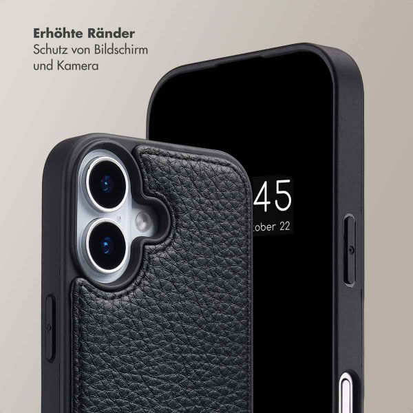 Selencia Nova HandyHülle mit Kordel und Kartenhalter Apple iPhone 17 - Schwarz