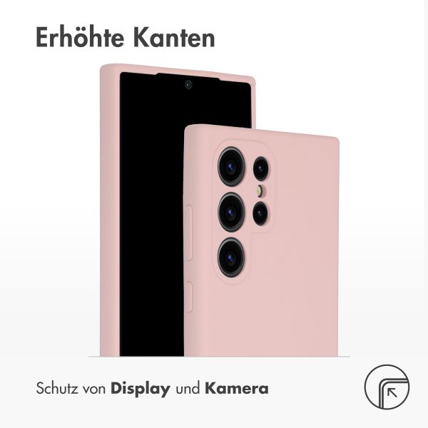 Accezz Liquid Silikoncase Samsung Galaxy S24 Ultra - Rosa