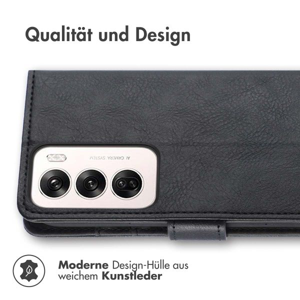 imoshion Luxuriöse Klapphülle Oppo Reno 12 - Schwarz