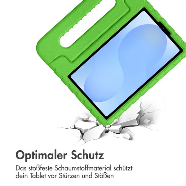 imoshion Schutzhülle mit Handgriff kindersicher Samsung Galaxy Tab A11 / A9 8.7 Zoll - Grün