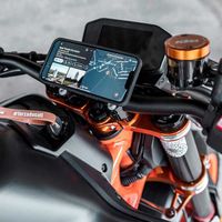 SP Connect Moto Mount Pro - Handyhalter fürs Motorrad - Universal - Geeignet für SPC+ Hüllen - Schwarz