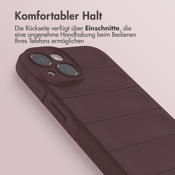 imoshion EasyGrip Back Cover für das iPhone 14 - Aubergine