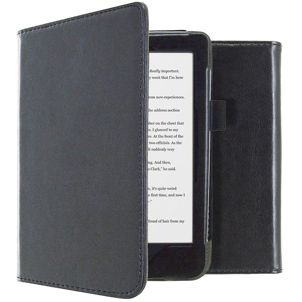 imoshion Vegan Leather Klapphülle Kobo Clara HD - Schwarz