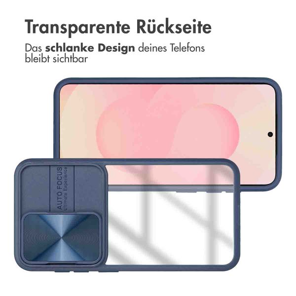 imoshion Back Cover mit Kameraschieber Samsung Galaxy S25 - Dunkelblau