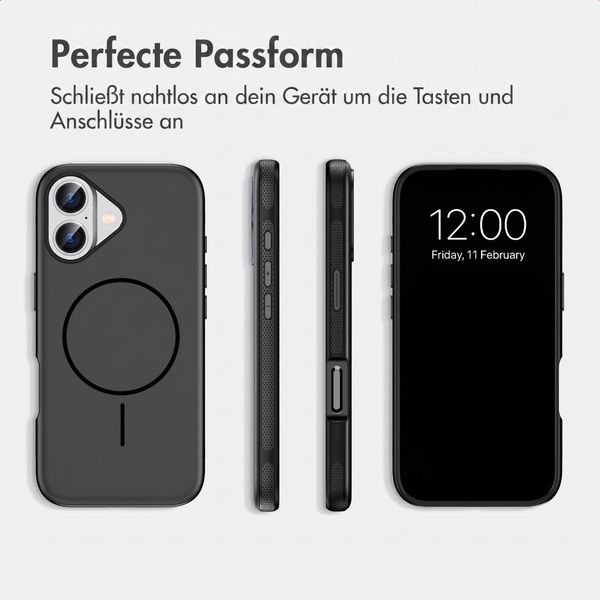 imoshion Color Backcover mit Thin MagSafe Ring Apple iPhone 17 - Schwarz