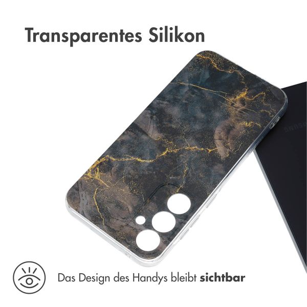 imoshion Design Hülle Samsung Galaxy A35 - Black Marble