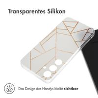 imoshion Design Hülle Samsung Galaxy S24 Plus - White Graphic