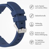 imoshion Flexibles Silikonarmband - Universeller 20-mm-Anschluss - Dunkelblau