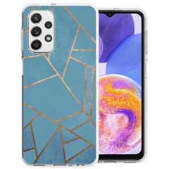 imoshion Design Hülle für das Samsung Galaxy A23 (5G) - Blue Graphic