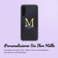 Personalisierte Hülle mit Buchstaben Samsung Galaxy A52(s) (5G/4G) - Transparent