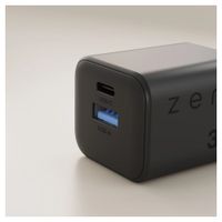 Zens Kompaktes Ladegerät USB-C / USB-A 30W - Netzteil - Schwarz