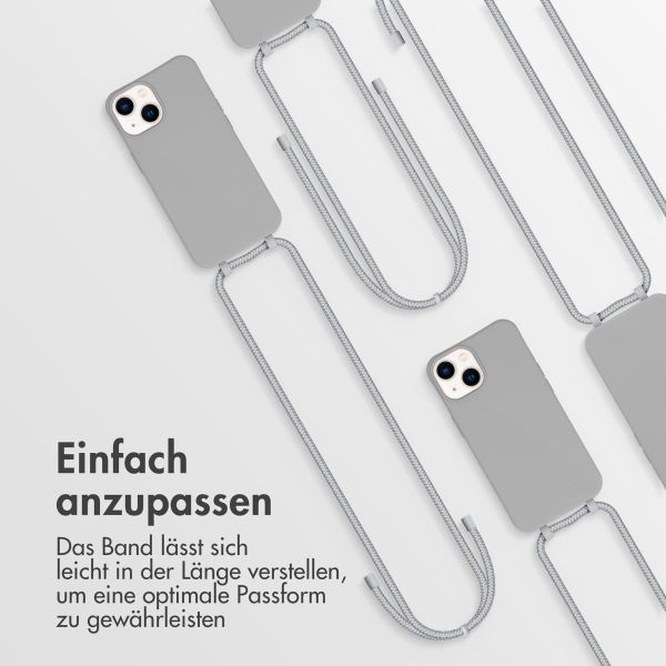 imoshion Color Backcover mit abtrennbarem Band für das iPhone 14 - Grau