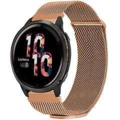 imoshion Magnetisches Milanaise Armband -   Universelle 22 mm Anschluss - Größe M - Rosé gold