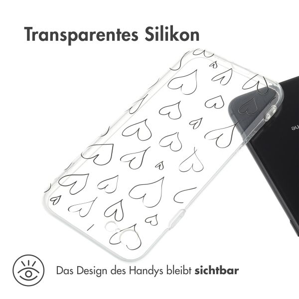 imoshion Design Hülle Apple iPhone SE (2022 / 2020) / 8 / 7 - Hearts