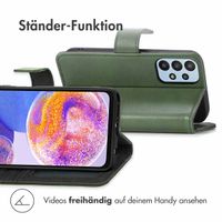 imoshion Luxuriöse Klapphülle Samsung Galaxy A23 (5G) - Grün