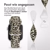 imoshion Silikon-Armband⁺ für Apple Watch Series 1 t/m 11 / SE / Ultra (44/45/46/49 mm) - Leopard