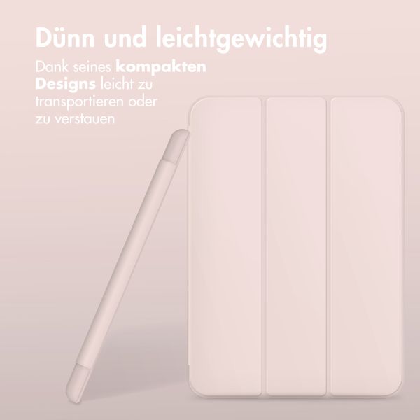 Accezz Smarte Klapphülle aus Silikon iPad Air 13 Zoll (2025) M3 / (2024) M2 - Rosa