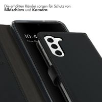 Selencia Echtleder Klapphülle Samsung Galaxy S23 Plus - Schwarz