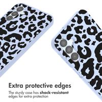 imoshion SilikonHülle design mit Band Samsung Galaxy A15 (5G/4G) - Animal Lila