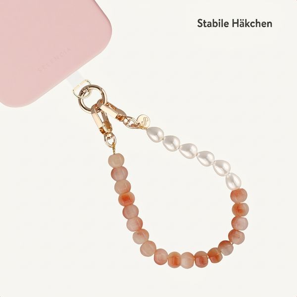 Selencia Pearl Blush-Handykette - Peach