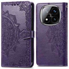 imoshion Mandala Klapphülle Xiaomi Redmi Note 14 Pro Plus (5G) - Violett