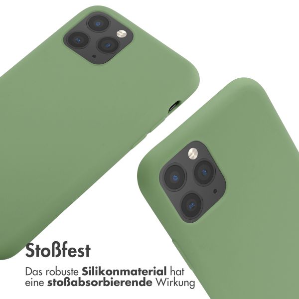 imoshion Silikonhülle mit Band für das iPhone 11 Pro - Grün